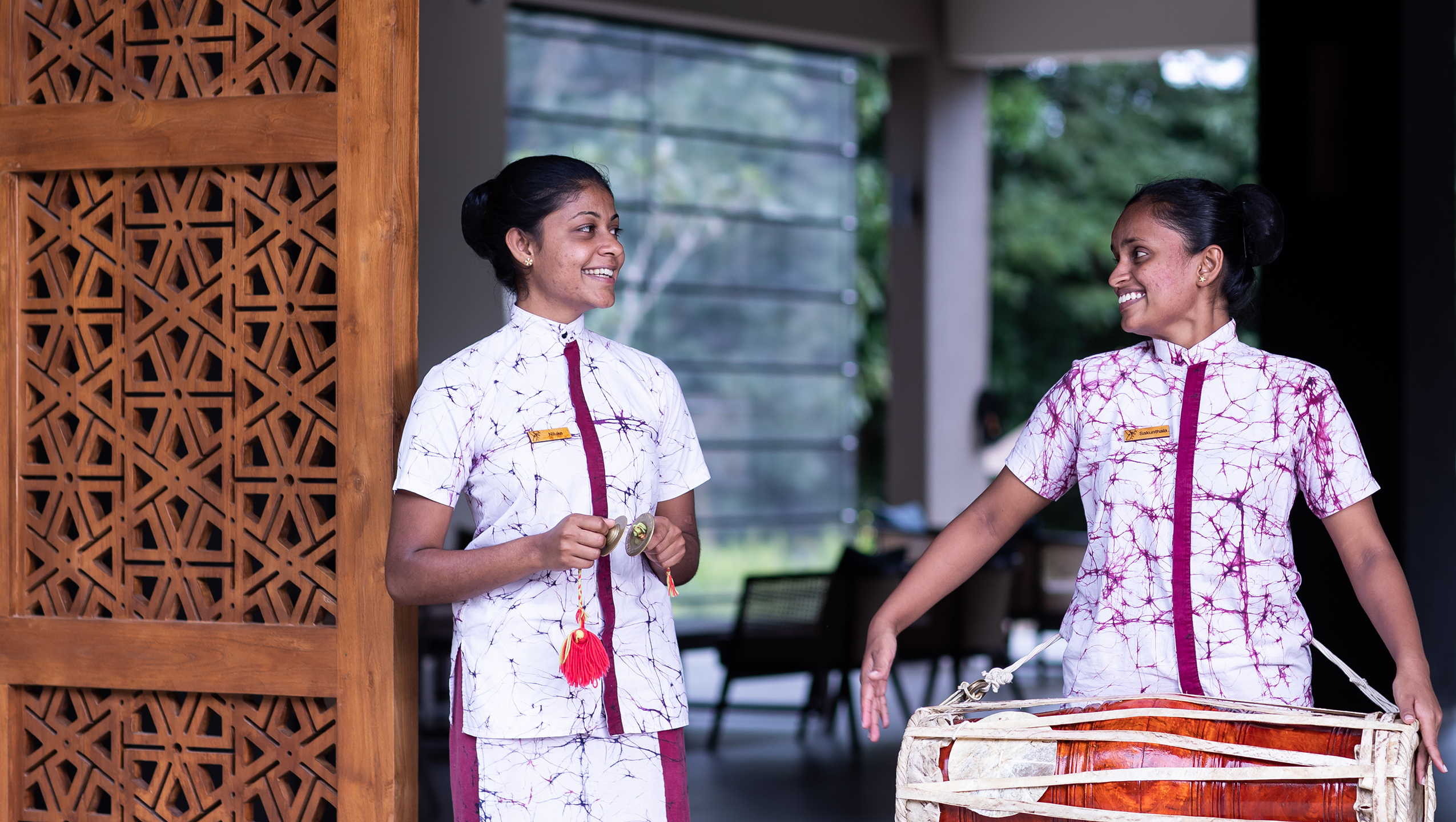 Sakunthala Deshani Gunesekara and her coworker