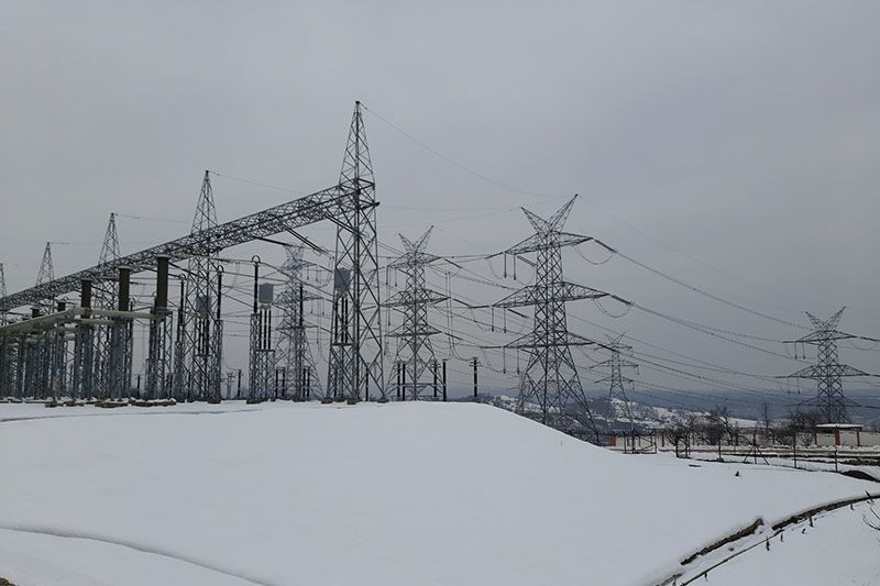  Substation in snow-laden terrain in IndiGrid’s NRSS project.