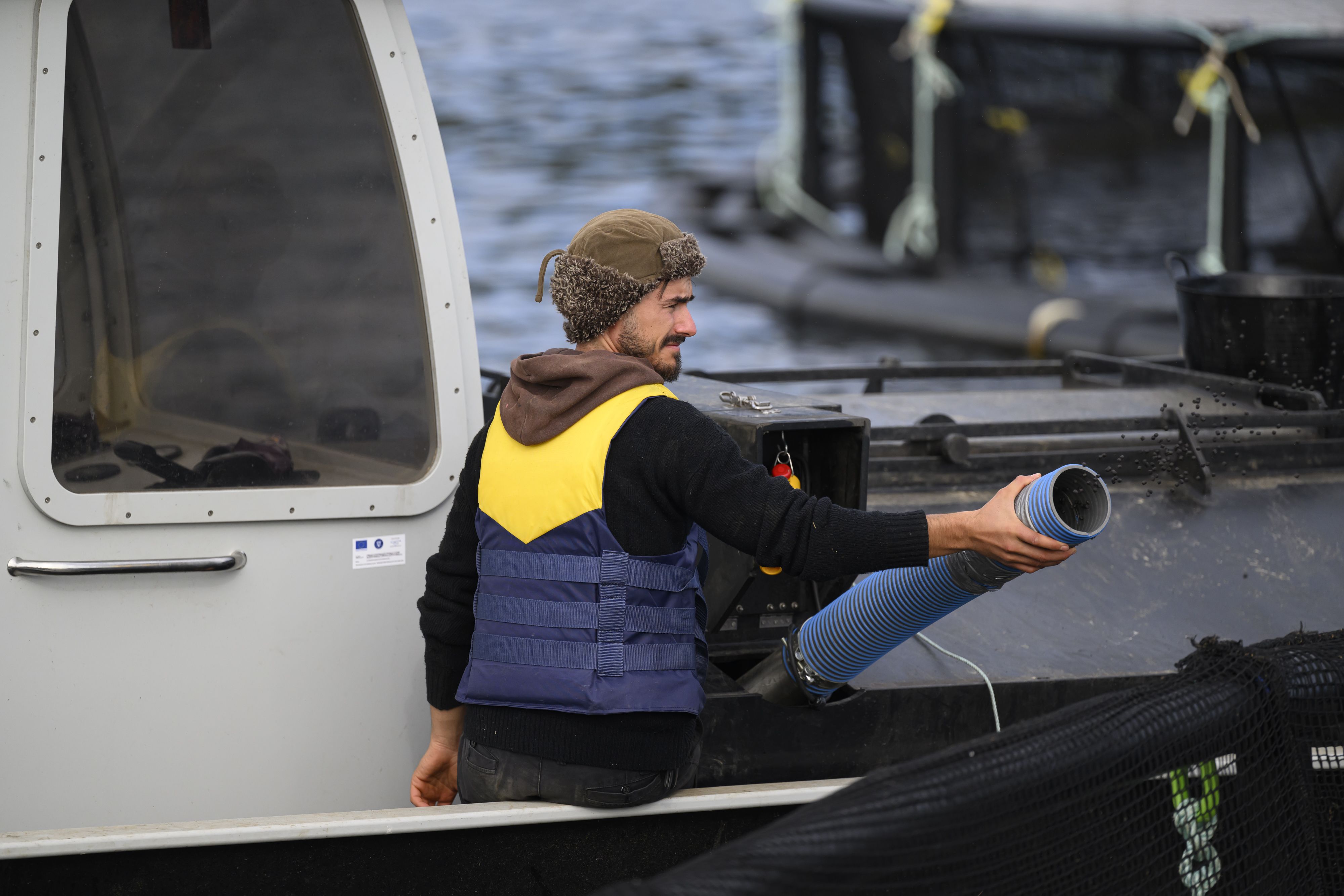 The cooperative aims to farm high-quality fish in a natural environment.